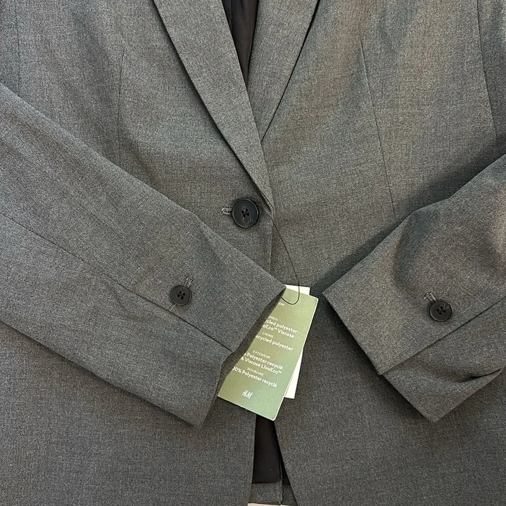 New H&M gray Blazer - Picture 3 of 3